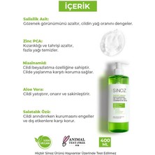 Sinoz Perfect Sebum Dengeleyici Yüz Temizleme Jeli 400 ML Yağlı Karma Ciltler için