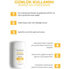 Sinoz SPF50+ Günlük Kullanım  Sıvı Güneş Kremi - Yeni Nesil Güneş Filtreleri İle Hibrit Formül 50ML
