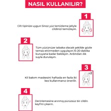 Sinoz Yüz Bakım Kil Maskesi 50 ml Tüm Ciltler için