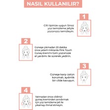 Sinoz Pink Touch SPF 50 Cilt Yüz Güneş Kremi 50 ML Tüm Ciltler için