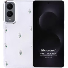 Microsonic Samsung Galaxy S25 Edge Kılıf Prettycharm Tulip