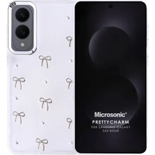 Microsonic Samsung Galaxy S25 Edge Kılıf Prettycharm Bow