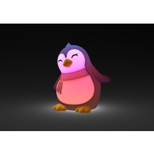Dhink Silikon Şarjlı Gece Lambası Penguen