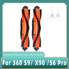 Meilianhao 360 S9 S6 Pro X90 X95 Robot Süpürge Hepa Filtre Rulosu Ana Fırça Yan Paspas Bezi Bez Yedek Aksesuarlar (Yurt Dışından)