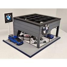 Bmw Diecast Showroom Garaj Diorama 1:64 Ölçek