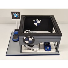 Bmw Diecast Showroom Garaj Diorama 1:64 Ölçek