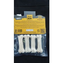 Delibon Pres Kemik 7 cm XS Boy 4'lü Paket Beyaz