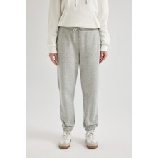 DeFacto Standart Fit Bel Paça Lastikli Basic Düz Kalın Kumaş Uzun Boy Jogger Eşofman Altı S7370AZ24SP