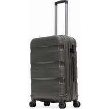 Albatros PP109 Dark Grey 3'lü Valiz Set