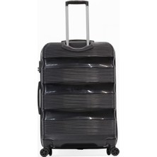 Albatros PP109 Dark Grey 3'lü Valiz Set