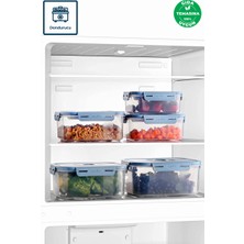 Primanova Seoul Taze Ürün Saklama Kabı 1300ML 4'lü Set (Pompasız)
