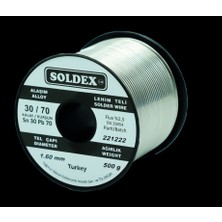 Soldex 1.60MM 500GR SN30 PB70 Lehim Teli