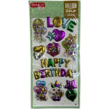 Tanex Balon Serisi Sticker - Doğum Günü