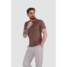 Globay 3225Y Hsk Polo Yaka T-Shırt-Kahve