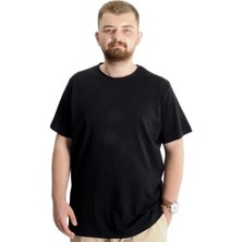 Modexl 20031 Battal T-Shırt-Sıyah
