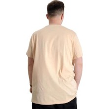 Globay Modexl 20031 Battal T-Shırt-Bej