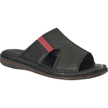 Cex 25Y Trv Siyah Erkek  Deri Günlük Terlik