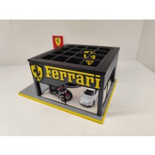 Ferrari Diecast Showroom Garaj Diorama 1:64 Ölçek