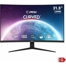 Msı G321CUV 31.5" 4 Ms 4K Curved 60 Hz Oyuncu Monitörü Outlet