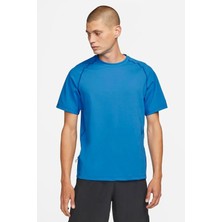 Nike Training Dri Fit Adv Tshirt Blue Bol Kesim Dalgıç Kumaşı Erkek Antreman Tişört Mavi