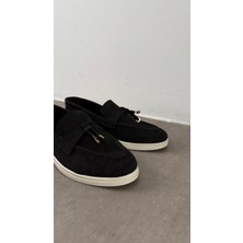 Loro Tokalı Siyah Yeni Loafer