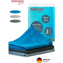 Solingen Mikrofiber ( 3 Adet ) Sihirli bez, Cam Bezi