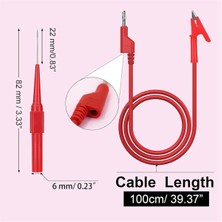 Faith  Multimetre Banana Plug - Banana Plug Kablo, 4pcs Test Probu Pimleri (Yurt Dışından)