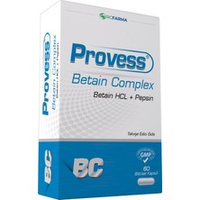 provess Betain Complex 60 Kapsül 2 Kutu ( Avantajlı Paket )
