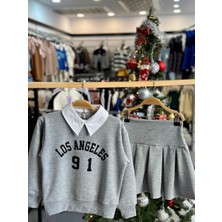 Kız Çocuk Gri Kolej Takım