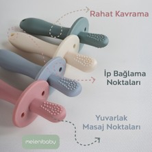 2'li Bebek Diş Kaşıyıcı Seti - Silikon Diş Kaşıma Emziği, Kaktüs Silikon Diş Kaşıyıcı - Pembe