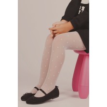 Penti Pretty Vanilya Stil Puantiyeli Külotlu Çorap
