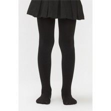 Penti Siyah Çocuk Extra Cotton Külotlu Çorap