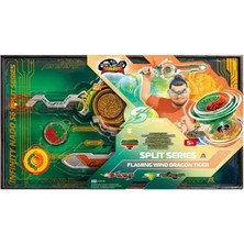 Oyuncak Beyblade Nado Işıklı Kılıç Infinity Split Serisi Alevli Rüzgar Ejderhası Kaplanı 42 cm