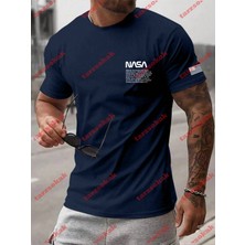 Tarz Sokak Model 3340 Erkek Yazlık Yuvarlak Yaka Kısa Kollu Günlük Tişört, Yaz