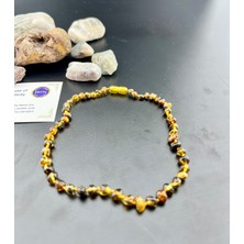 Kehribar Bebek Diş Kolyesi