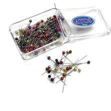 Atos Başlı Toplu Iğne Renkli 20 Gr(38 Mm)