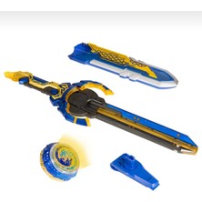 Oyuncak Nado Beyblade Işıklı Kılıç Infinity Nado Split Serisi - Kutsal Kalkan Çift Ejderha 38 cm