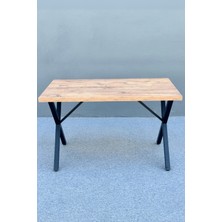 x - Wood Masa 40 x 40 Güçlendirilmiş Profil Ayak