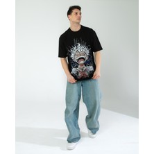 Oversıze Unisex Baskılı T-Shırt Graphıcs