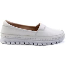 Bambi Beyaz Leather Kadın Casual Ayakkabı K01518024403