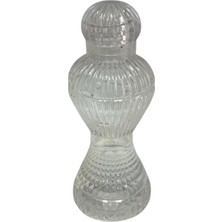 Ervo 50 ml Kristal Kapaklı Damlalıklı Pet Şişe Hediyelik Kolonyalık 20 Adet