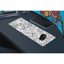 Urzuva Gaming Oyuncu Xl Mouse Pad Kaydırmaz Dikişli Mousepad 80X30 cm