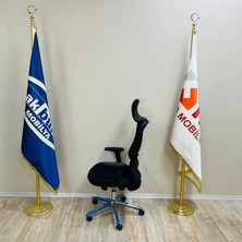 Arya Casella Fileli Krom Ayaklı Oynar Kollu Ofis Koltuğu Fırat Ofis