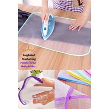 1 Adet Yüksek Sıcaklığa Dayanıklı Ütüleme Filesi ve Kullanışlı Kancalar - Güvenli Ev Kullanımı Için Koruyucu Havalandırmalı File Tasarımı, Giysilerde Yanık Izlerini Önler, Isıya Dayanıklı Ütüleme Matı