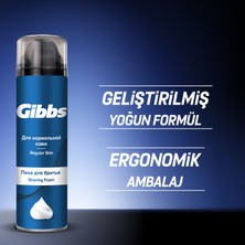 Gibbs Regular Erkek Tıraş Köpüğü 4x200ml