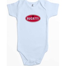 Z zepplin Bugati 3b Logo Mavi Renk Bebek Body Zıbın