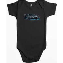 Z zepplin Bugati Car Siyah Renk Bebek Body Zıbın
