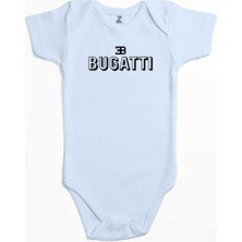 Z zepplin Bugati Text Mavi Renk Bebek Body Zıbın