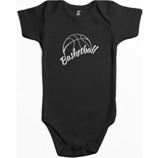 Z zepplin Basketball Season Siyah Renk Bebek Body Zıbın