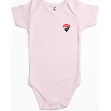 Z zepplin Ducati Corse Logo Pembe Renk Bebek Body Zıbın